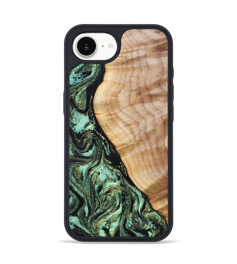 iPhone 17e Wood Phone Case - Jemma (Green, 832323)