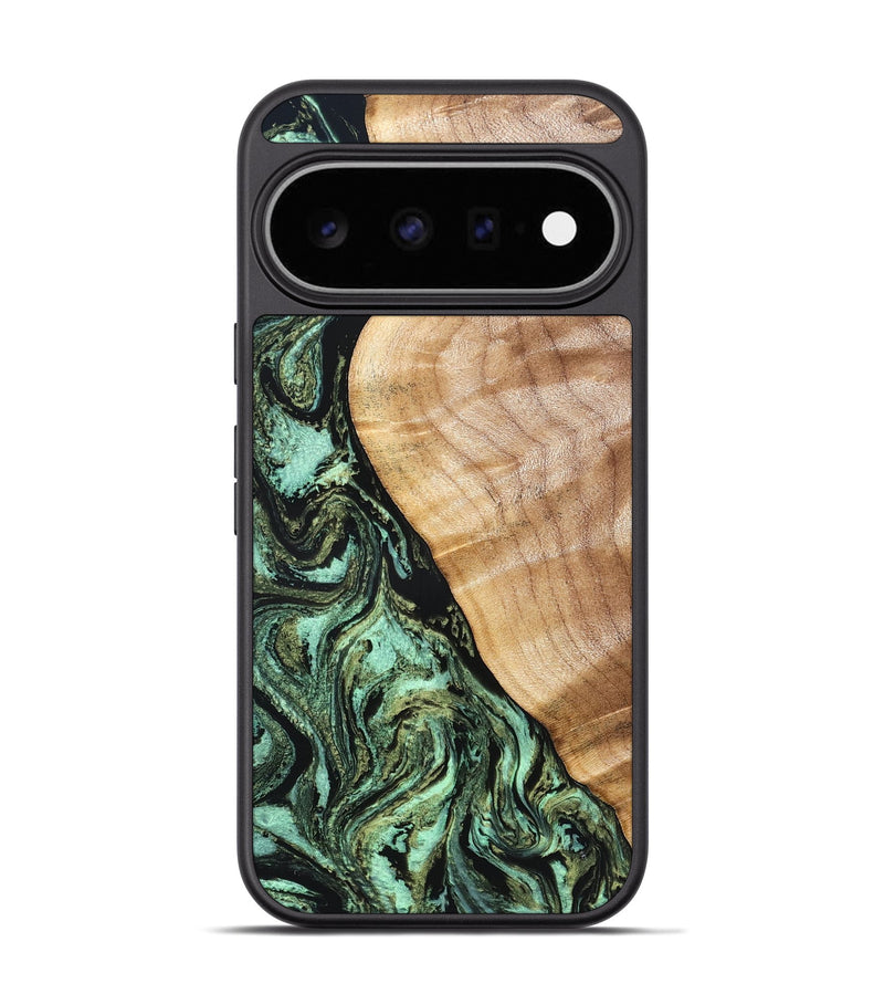 Pixel 11 Pro Wood Phone Case - Jemma (Green, 832323)