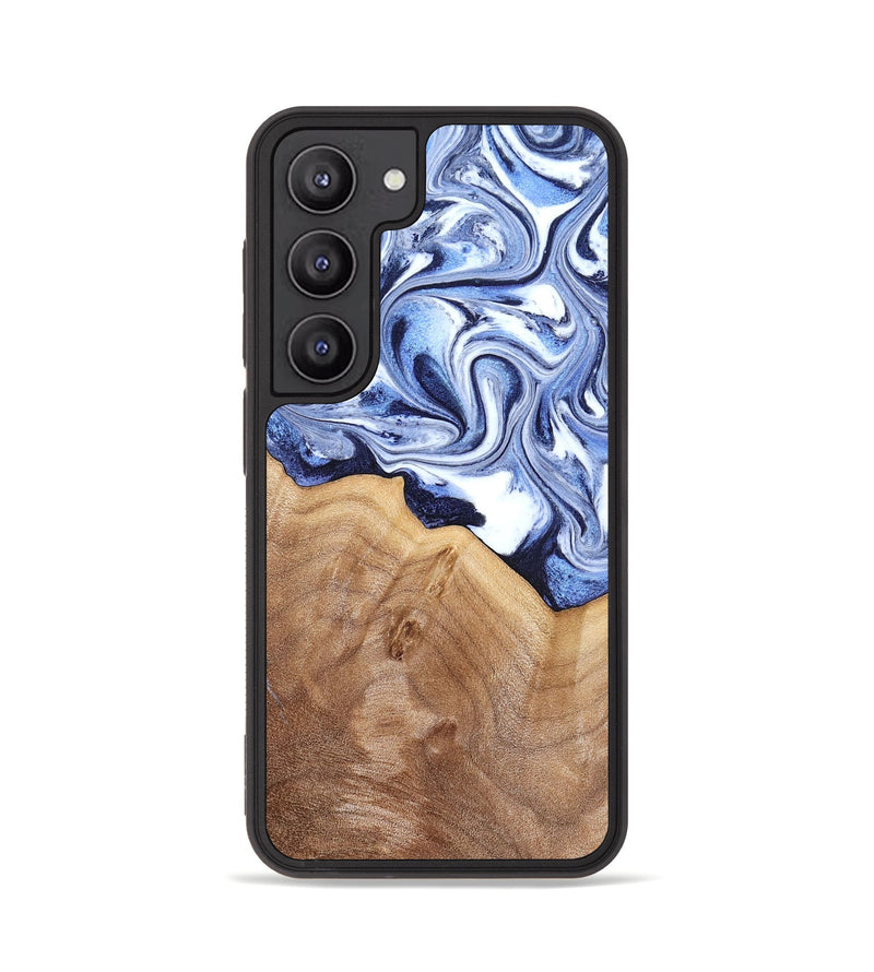 Galaxy S23 Wood Phone Case - Elwood (Blue, 832324)