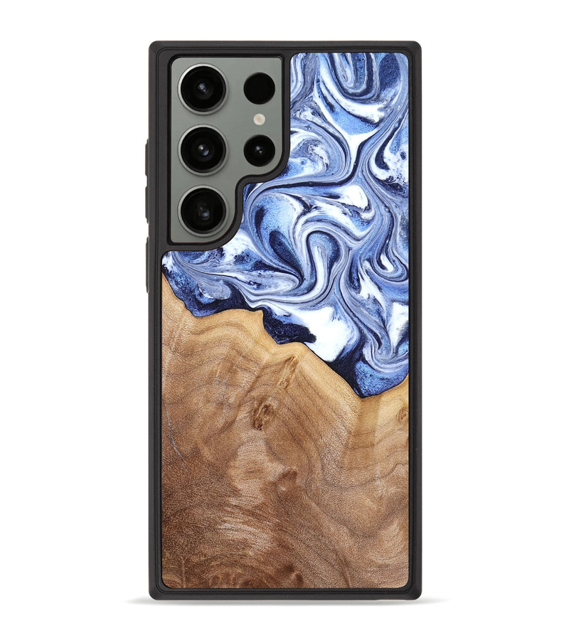 Galaxy S23 Ultra Wood Phone Case - Elwood (Blue, 832324)