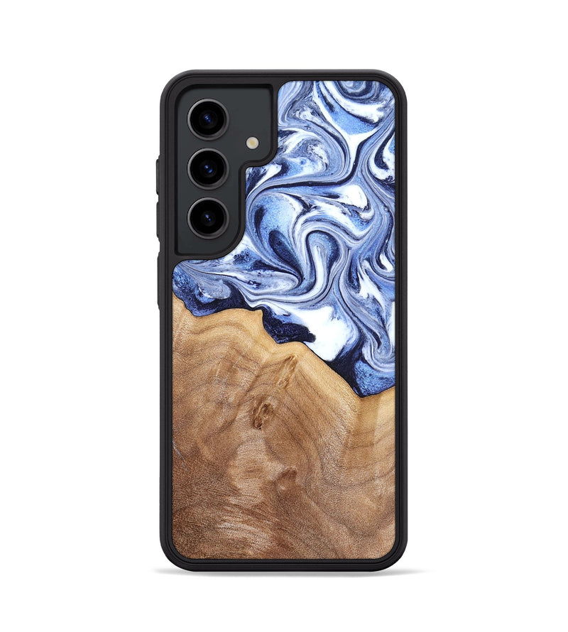 Galaxy S24 Wood Phone Case - Elwood (Blue, 832324)