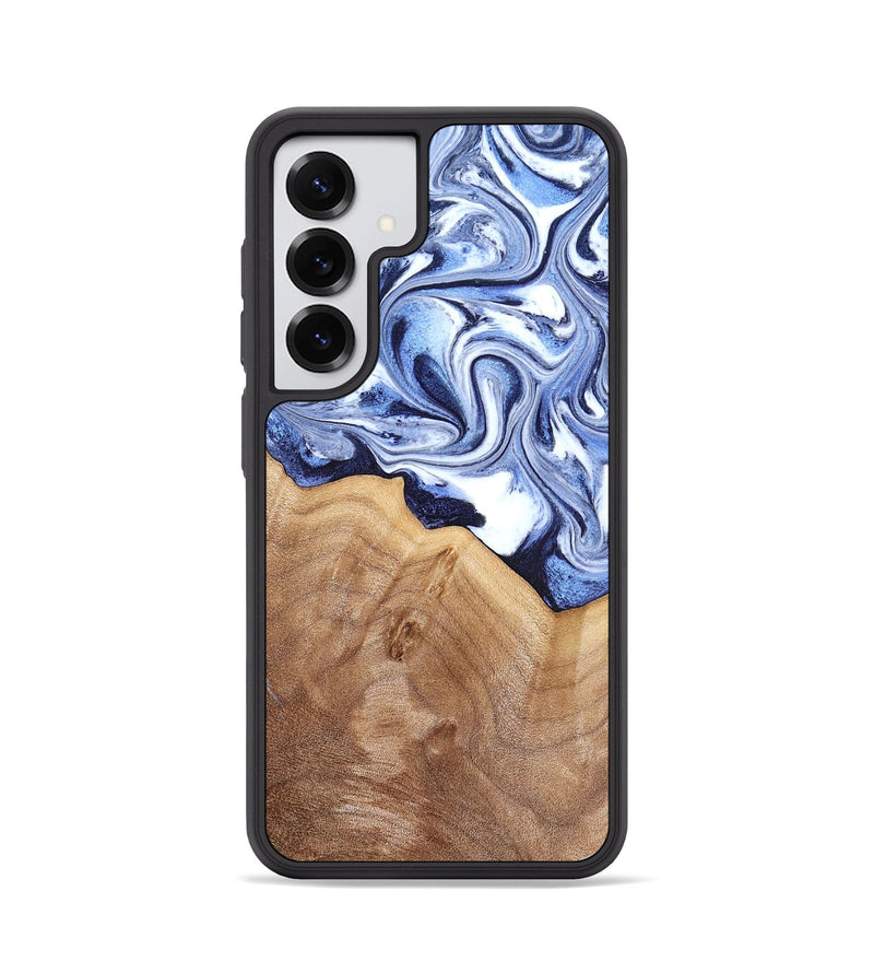 Galaxy S25 Wood Phone Case - Elwood (Blue, 832324)