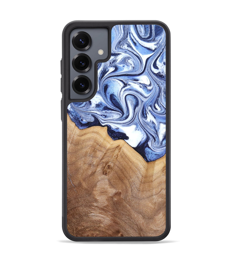 Galaxy S25 Plus Wood Phone Case - Elwood (Blue, 832324)