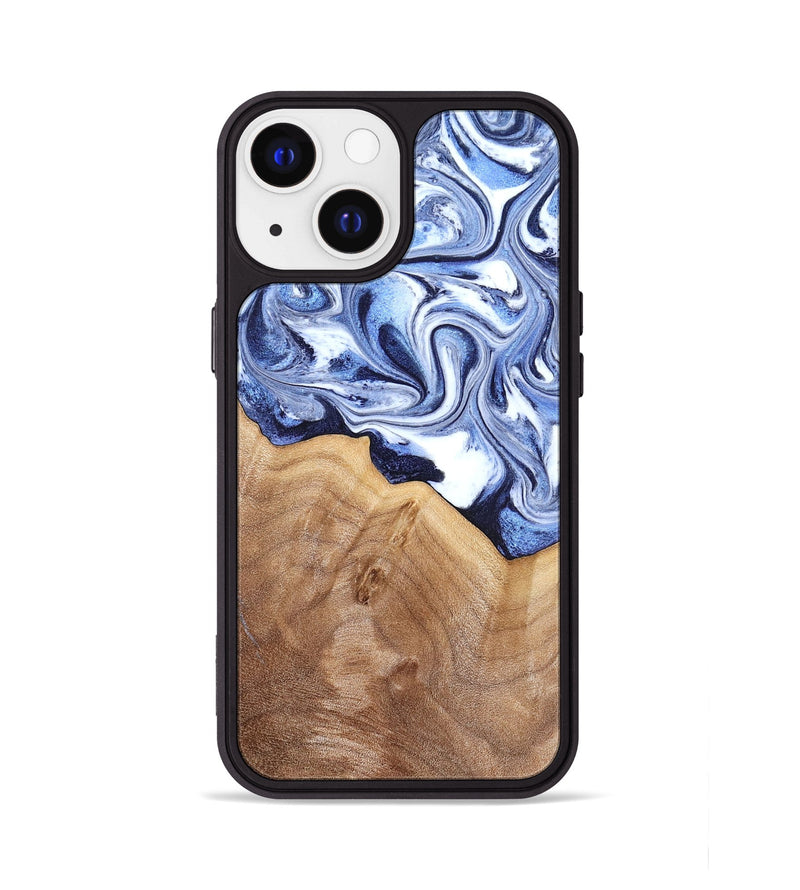 iPhone 13 Wood Phone Case - Elwood (Blue, 832324)