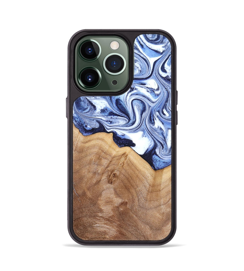 iPhone 13 Pro Wood Phone Case - Elwood (Blue, 832324)