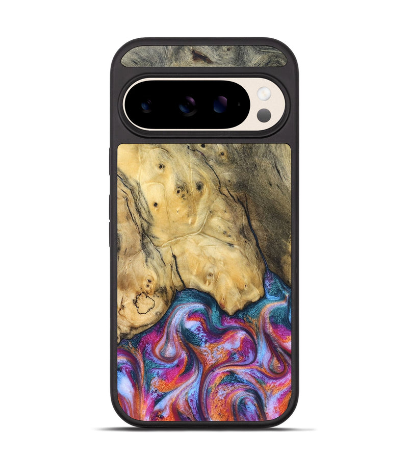 Pixel 10 Wood Phone Case - Maritza (Blue, 832326)