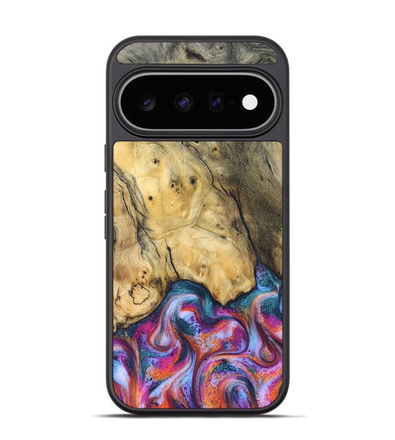 Pixel 11 Pro Wood Phone Case - Maritza (Blue, 832326)