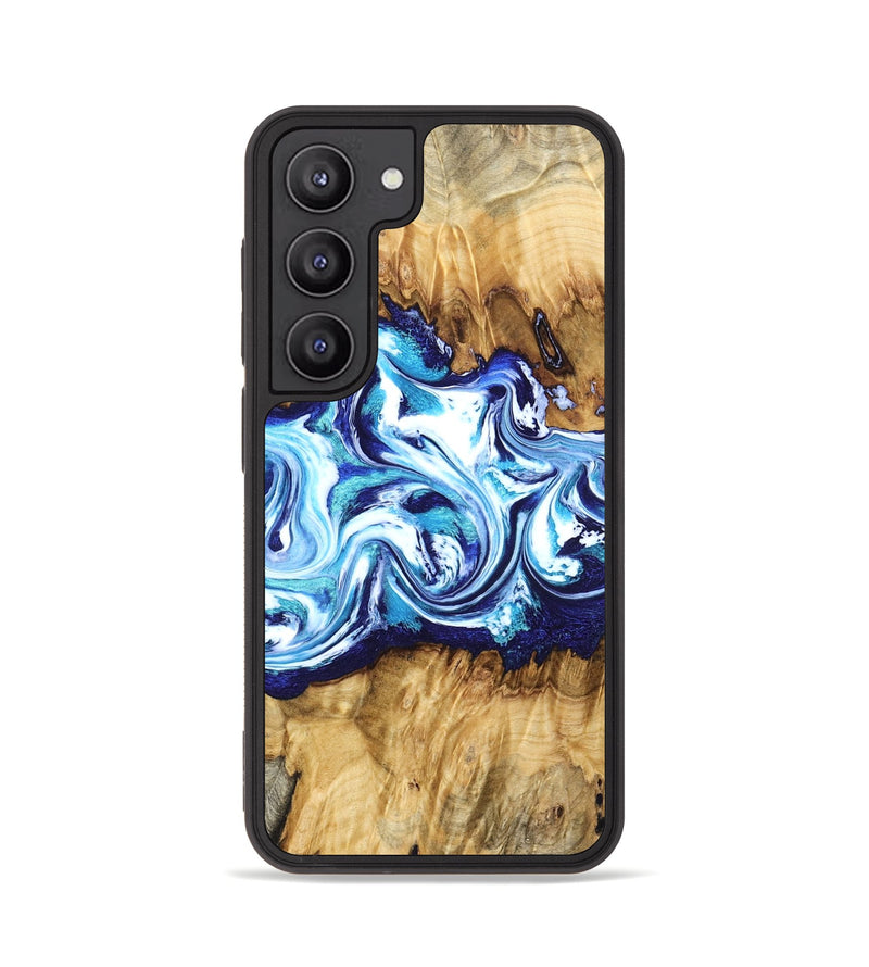 Galaxy S23 Wood Phone Case - Lylah (Blue, 832327)