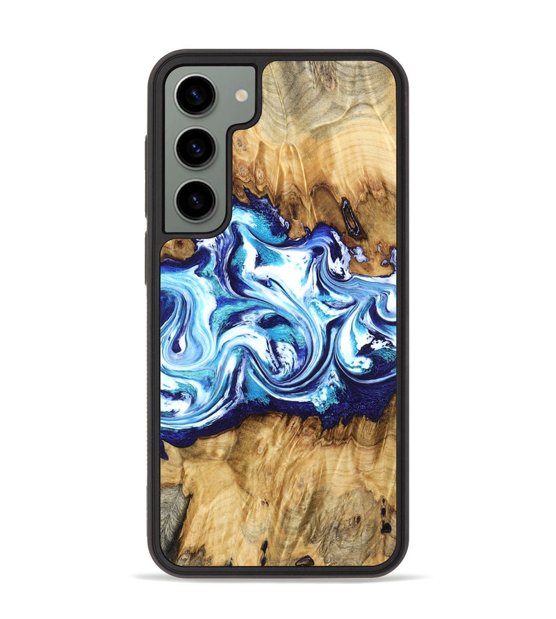 Galaxy S23 Plus Wood Phone Case - Lylah (Blue, 832327)