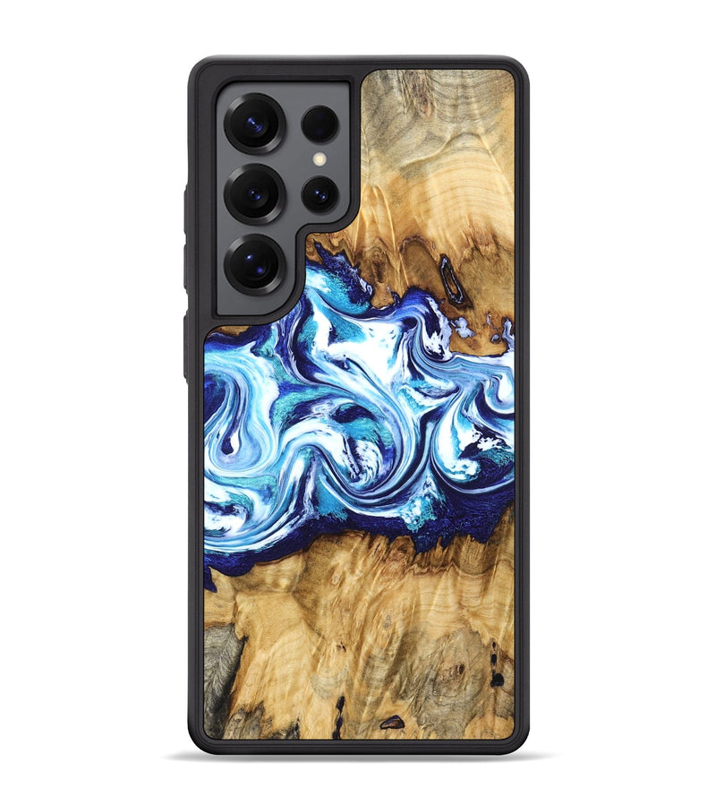 Galaxy S25 Ultra Wood Phone Case - Lylah (Blue, 832327)