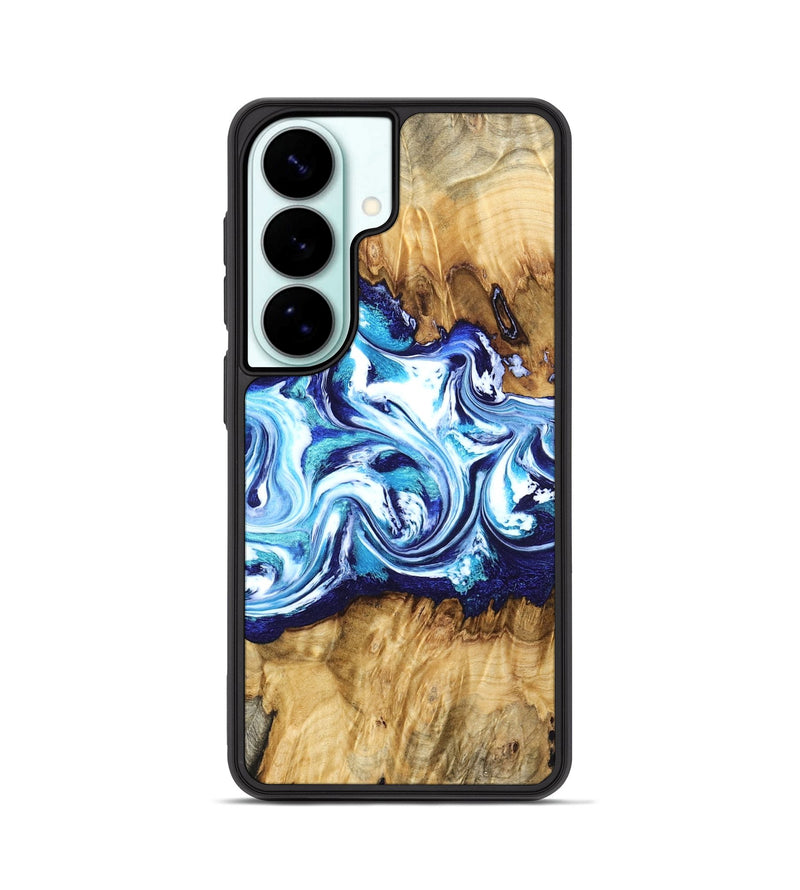 Galaxy S26 Wood Phone Case - Lylah (Blue, 832327)