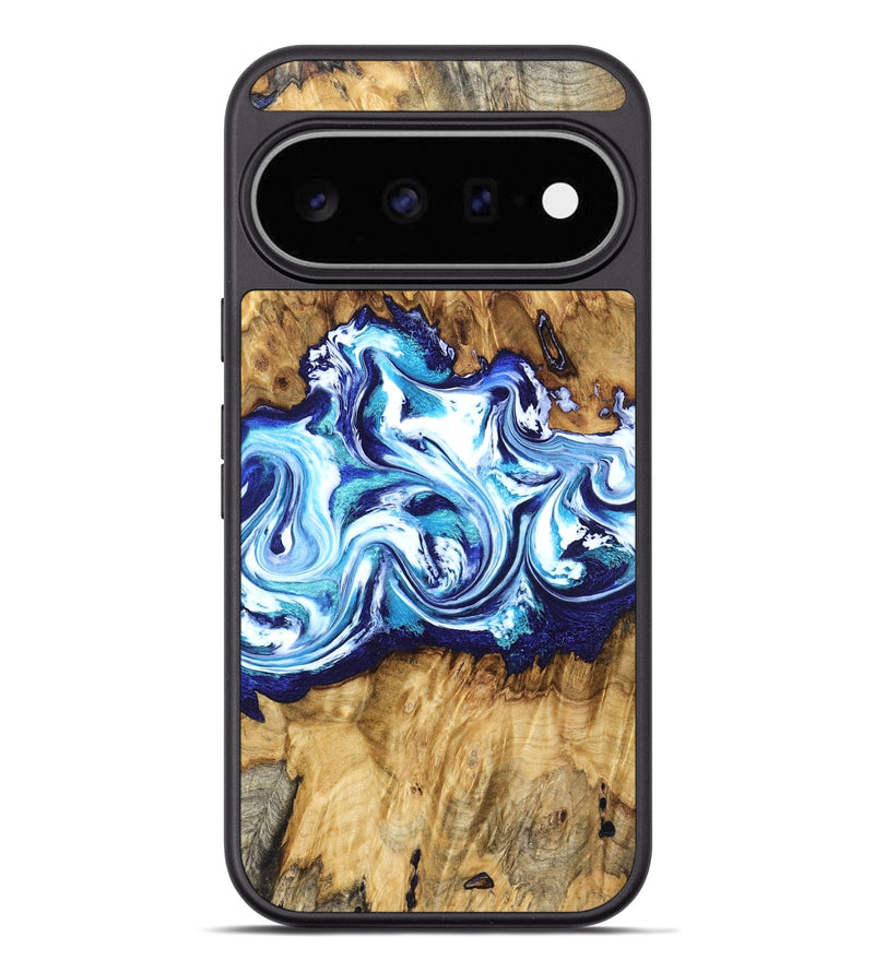 Pixel 11 Pro XL Wood Phone Case - Lylah (Blue, 832327)
