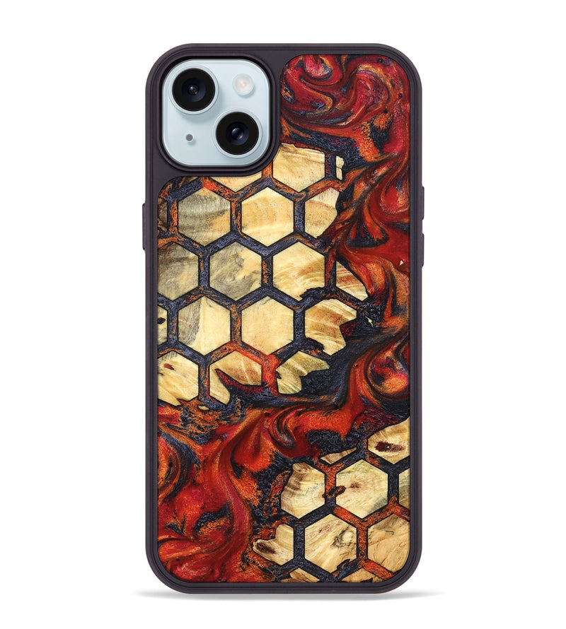 iPhone 15 Plus Wood Phone Case - Chance (Pattern, 832329)