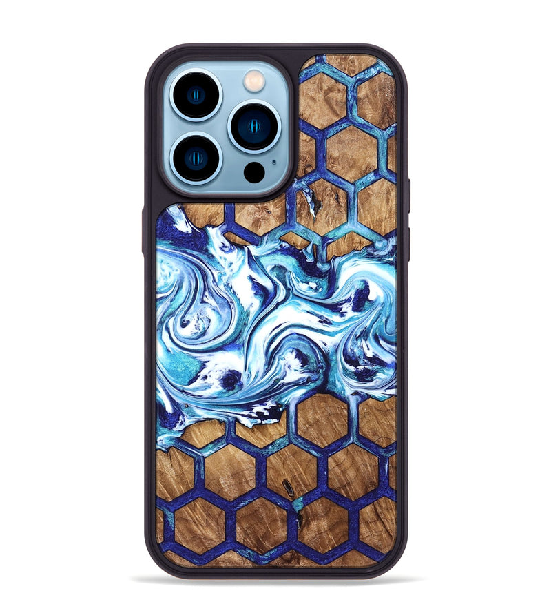 iPhone 14 Pro Max Wood Phone Case - Kai (Pattern, 832330)