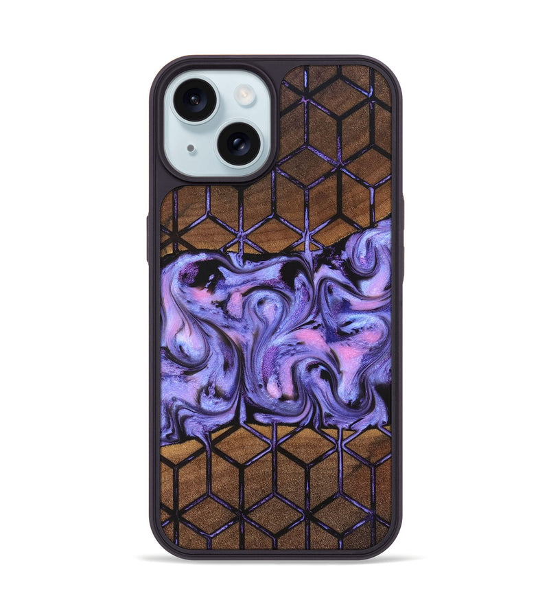 iPhone 15 Wood Phone Case - Jenna (Pattern, 832331)