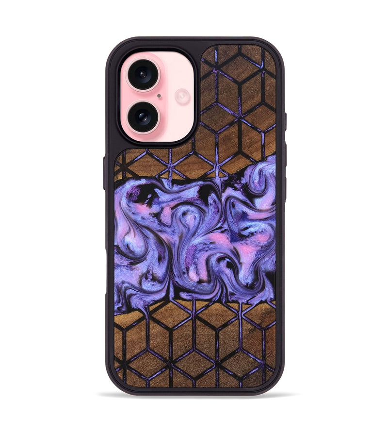 iPhone 16 Wood Phone Case - Jenna (Pattern, 832331)