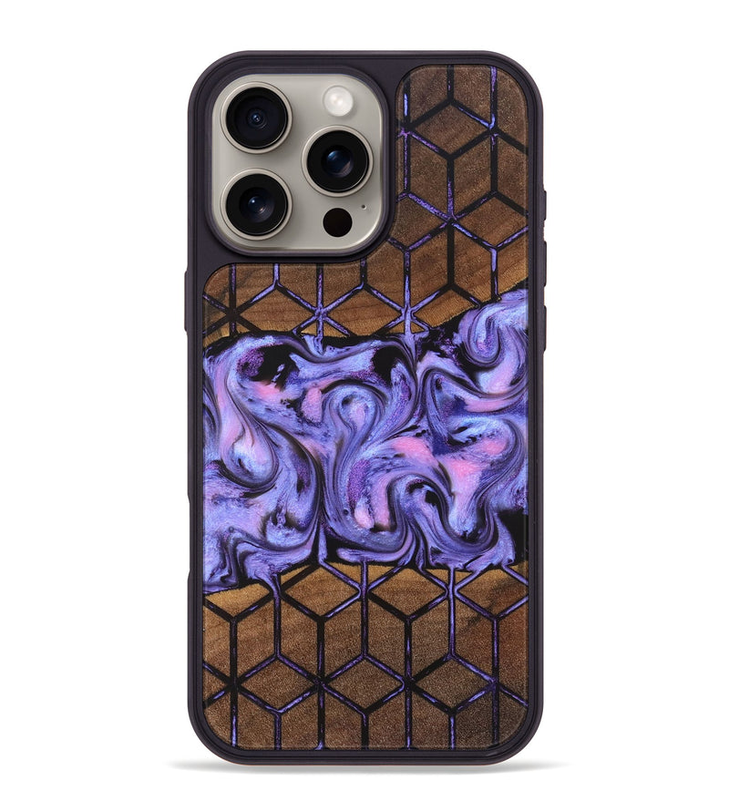 iPhone 16 Pro Max Wood Phone Case - Jenna (Pattern, 832331)