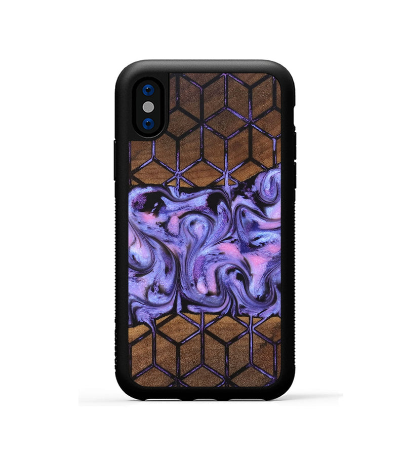 iPhone Xs Wood Phone Case - Jenna (Pattern, 832331)