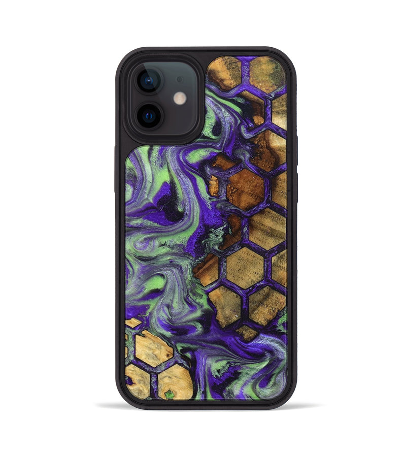 iPhone 12 Wood Phone Case - Angelia (Pattern, 832332)