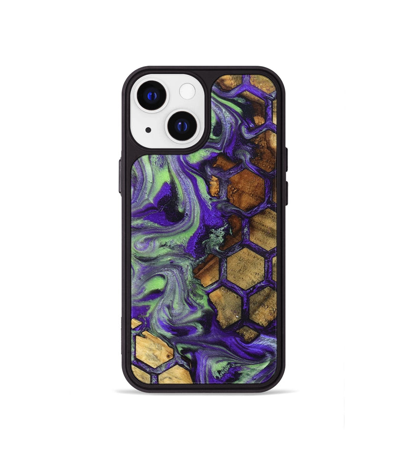 iPhone 13 mini Wood Phone Case - Angelia (Pattern, 832332)