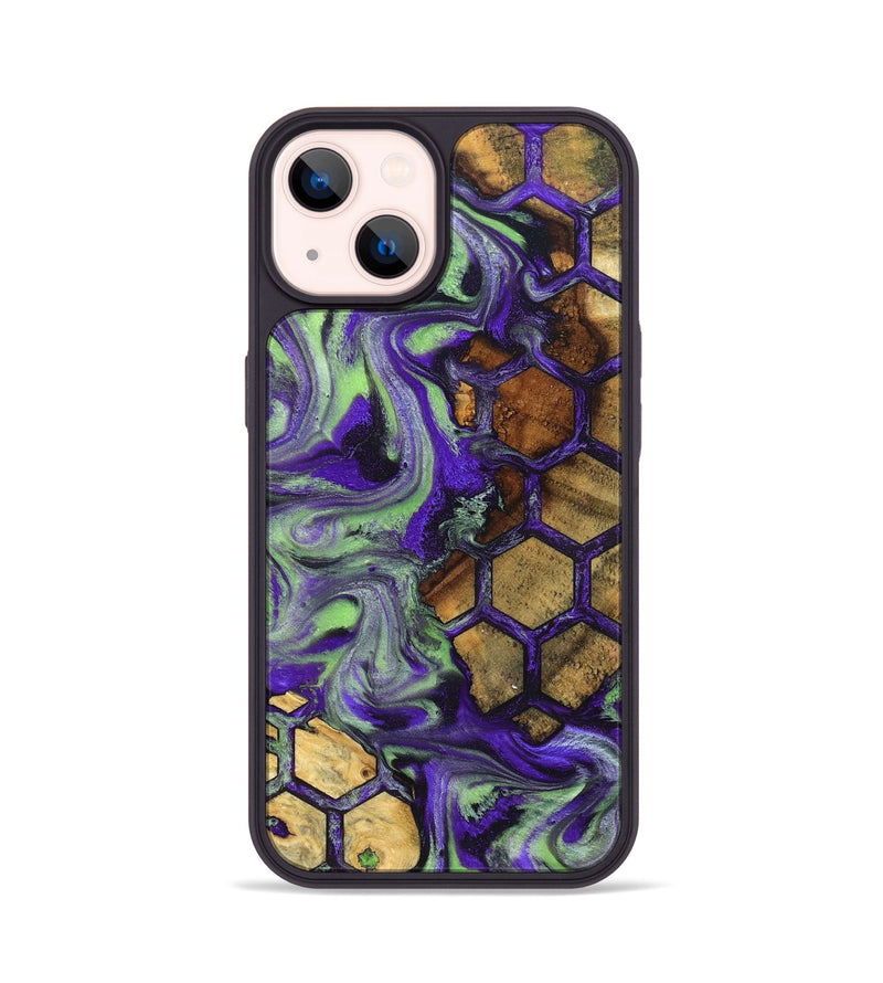 iPhone 14 Wood Phone Case - Angelia (Pattern, 832332)