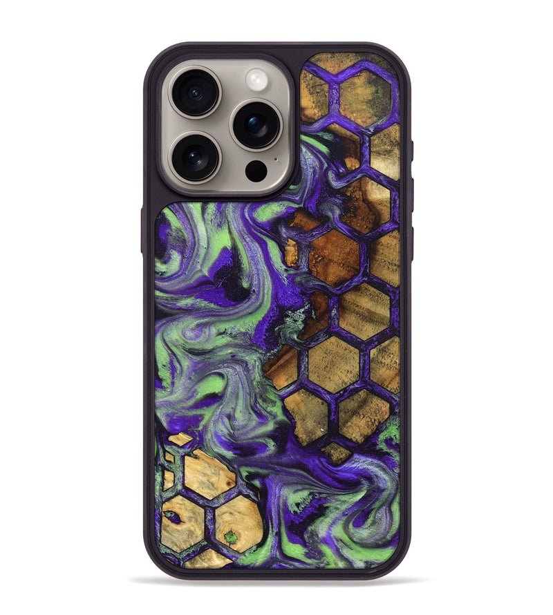 iPhone 15 Pro Max Wood Phone Case - Angelia (Pattern, 832332)