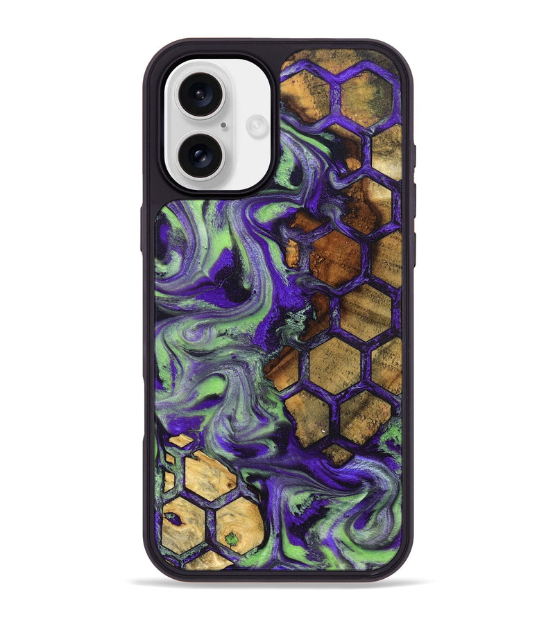iPhone 16 Plus Wood Phone Case - Angelia (Pattern, 832332)