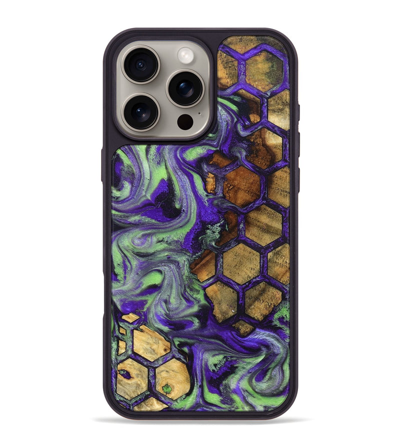 iPhone 16 Pro Max Wood Phone Case - Angelia (Pattern, 832332)
