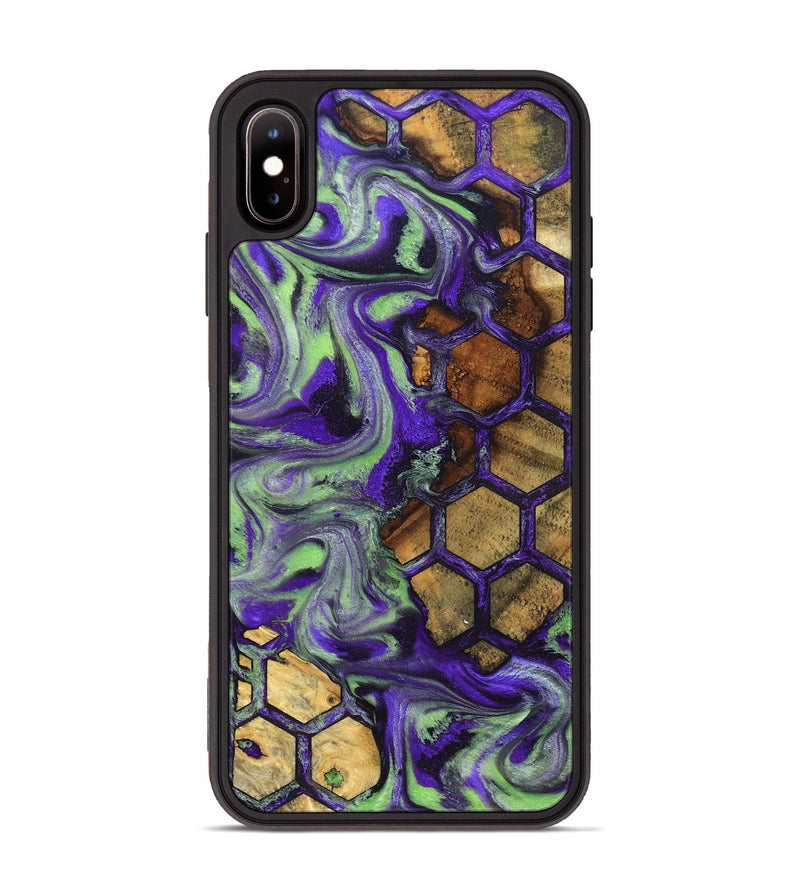 iPhone Xs Max Wood Phone Case - Angelia (Pattern, 832332)