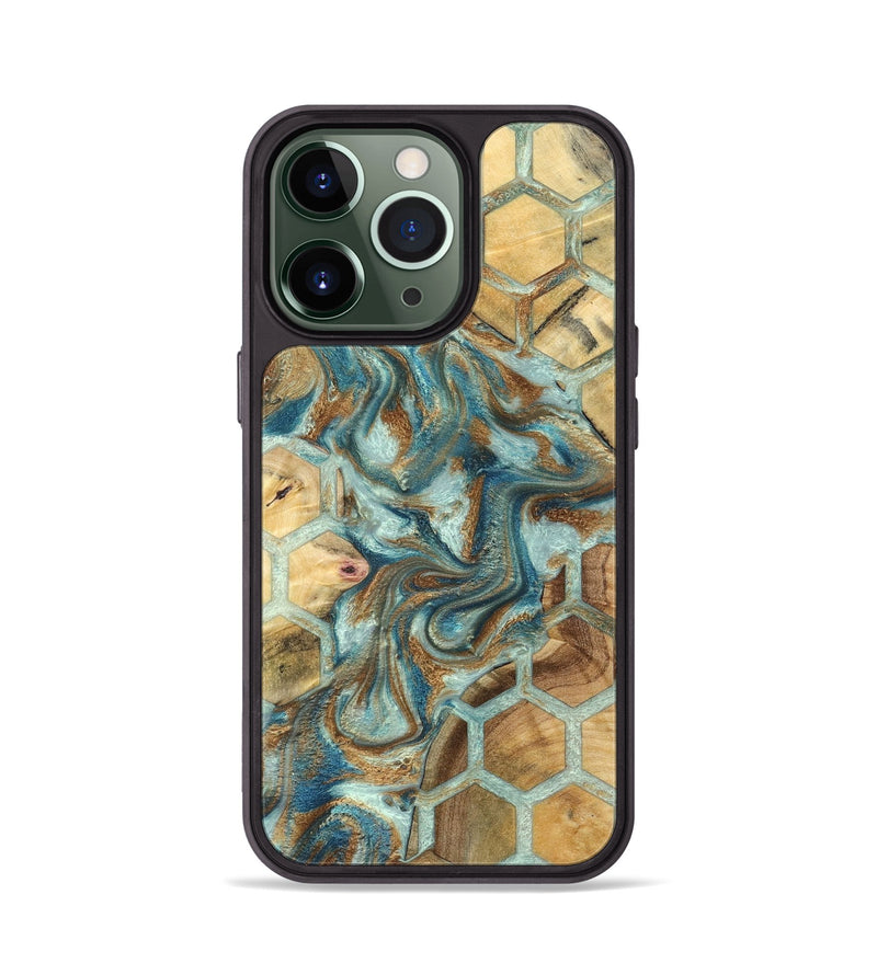 iPhone 13 Pro Wood Phone Case - Dorene (Pattern, 832333)