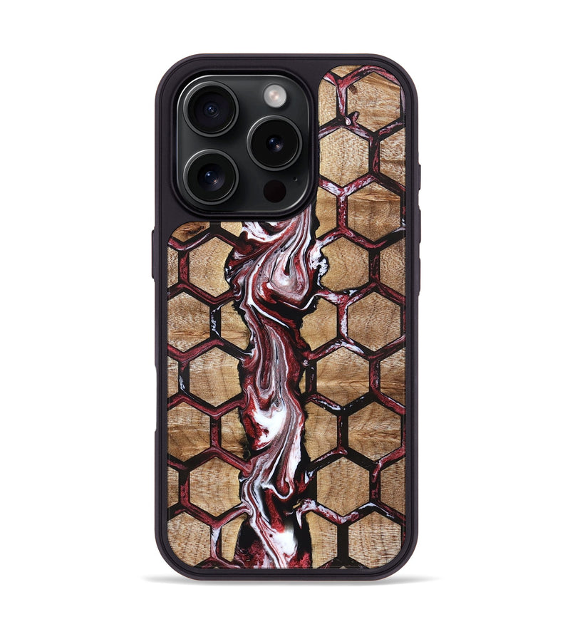 iPhone 16 Pro Wood Phone Case - Latonya (Pattern, 832335)