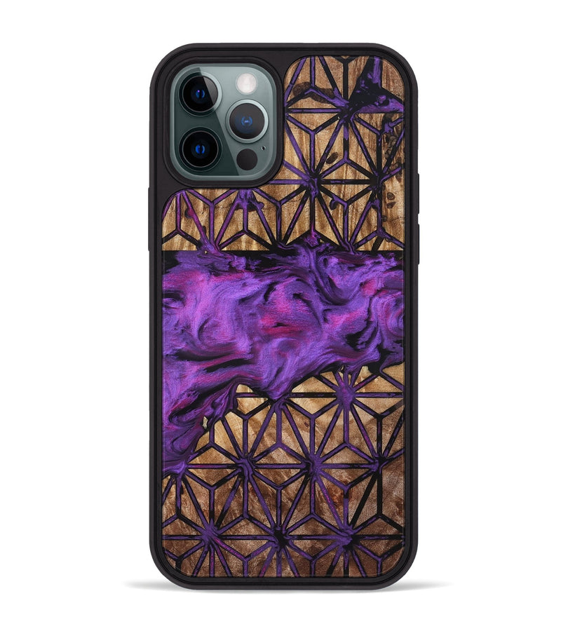 iPhone 12 Pro Max Wood Phone Case - Vicente (Pattern, 832337)