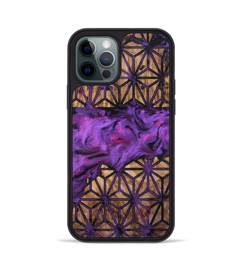 iPhone 12 Pro Wood Phone Case - Vicente (Pattern, 832337)