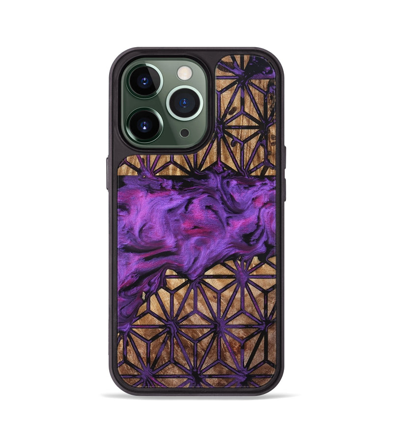 iPhone 13 Pro Wood Phone Case - Vicente (Pattern, 832337)