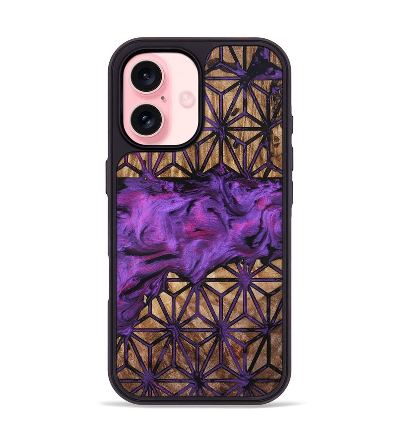 iPhone 16 Wood Phone Case - Vicente (Pattern, 832337)