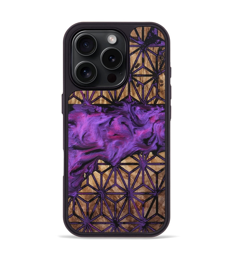 iPhone 16 Pro Wood Phone Case - Vicente (Pattern, 832337)