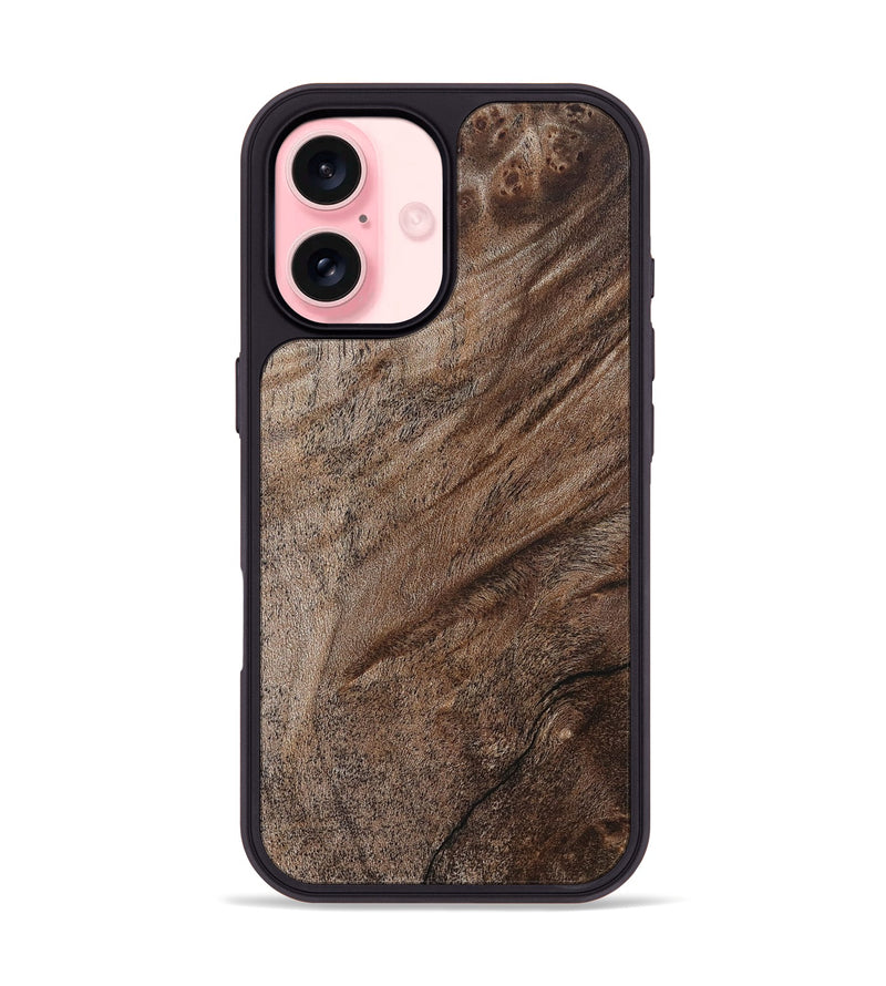iPhone 16 Wood Phone Case - Flor (Wood Burl, 832340)