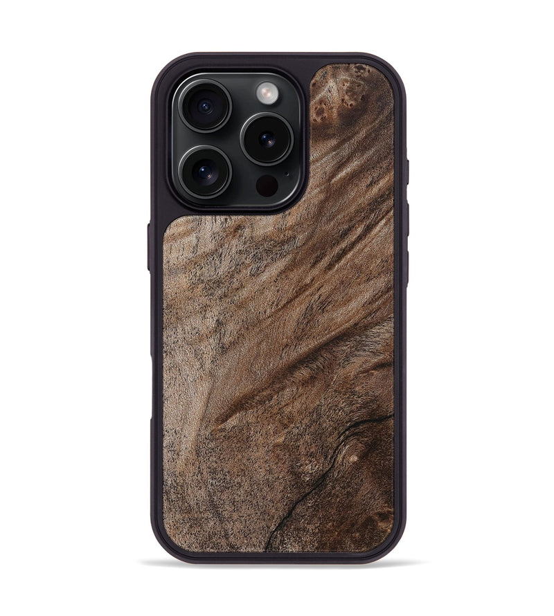 iPhone 16 Pro Wood Phone Case - Flor (Wood Burl, 832340)