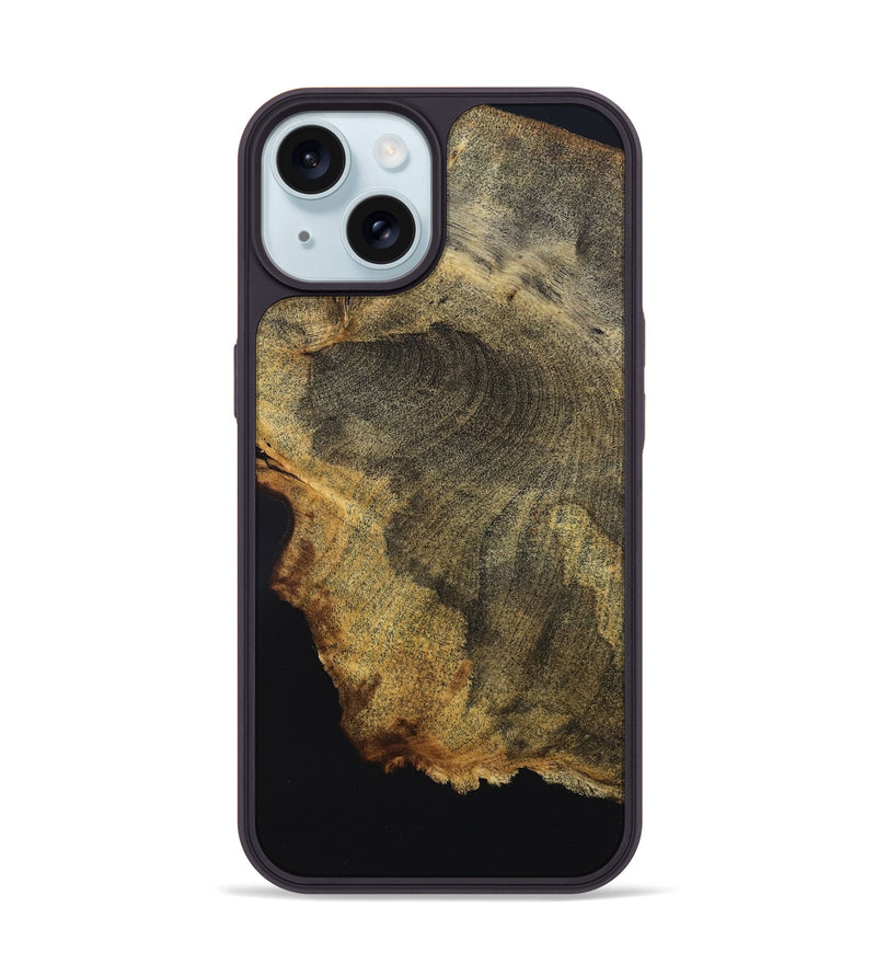 iPhone 15 Wood Phone Case - Maxwell (Wood Burl, 832342)