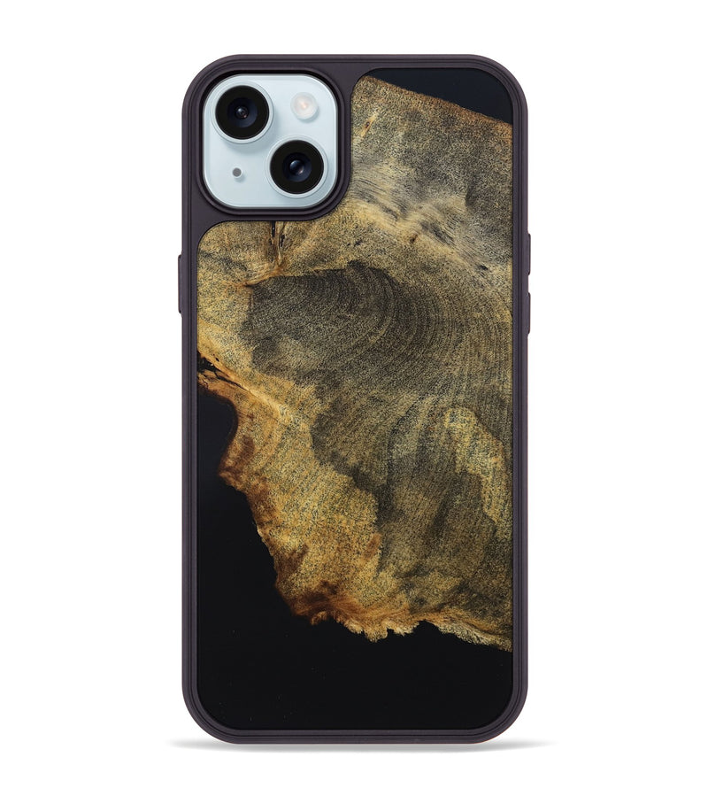 iPhone 15 Plus Wood Phone Case - Maxwell (Wood Burl, 832342)