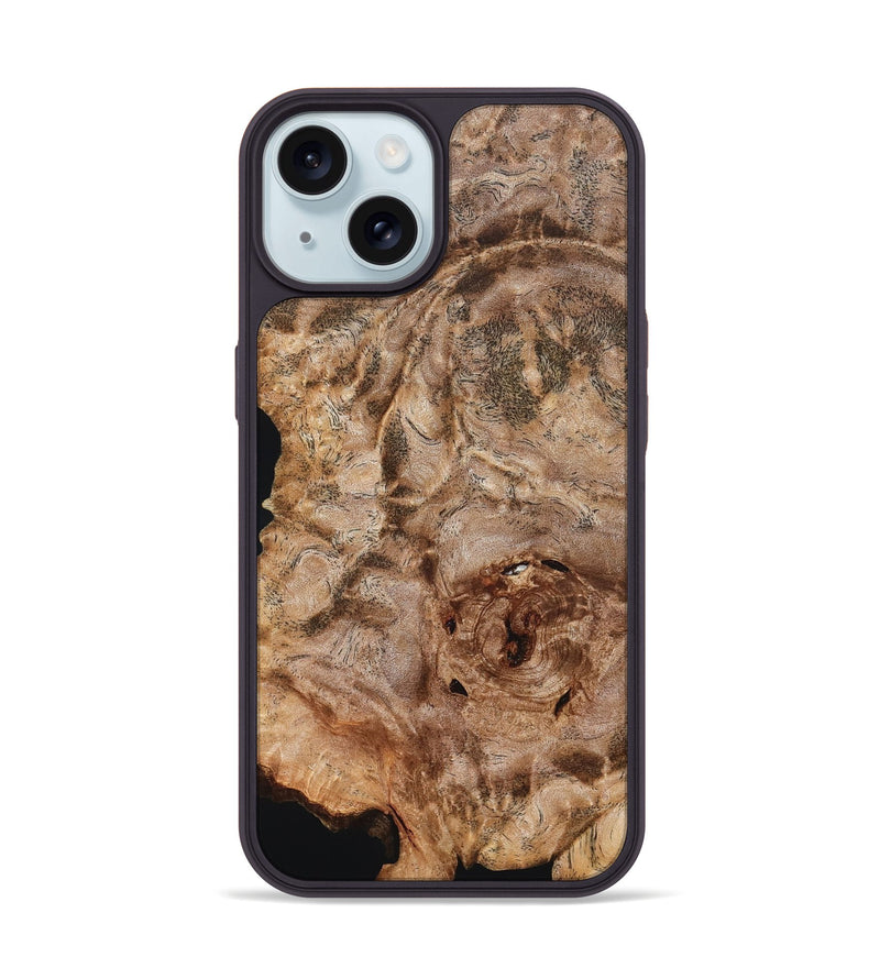 iPhone 15 Wood Phone Case - Westin (Wood Burl, 832343)