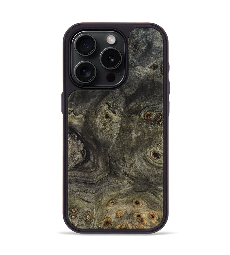 iPhone 15 Pro Wood Phone Case - Fredric (Wood Burl, 832344)