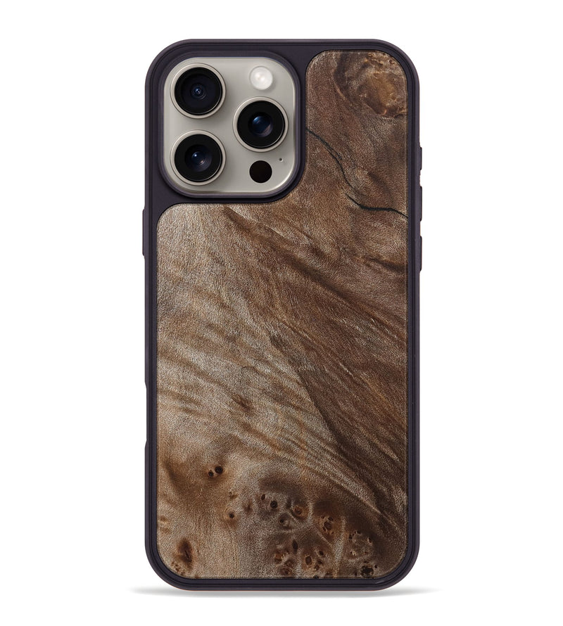 iPhone 16 Pro Max Wood Phone Case - Jordy (Wood Burl, 832345)
