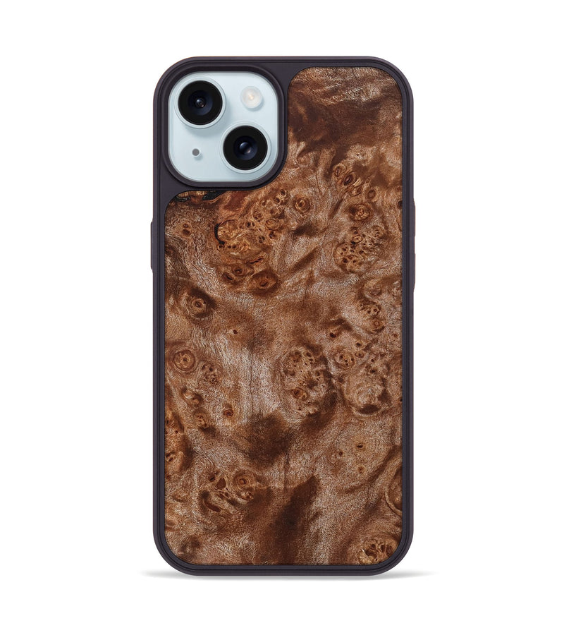 iPhone 15 Wood Phone Case - Alyce (Wood Burl, 832346)