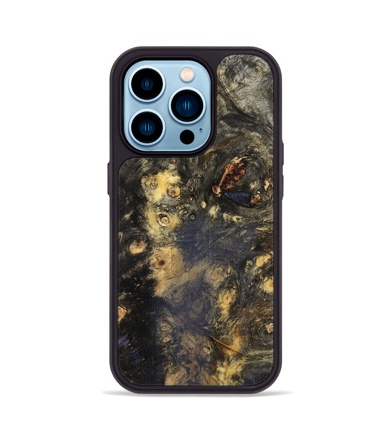 iPhone 14 Pro Wood Phone Case - Kylah (Wood Burl, 832348)
