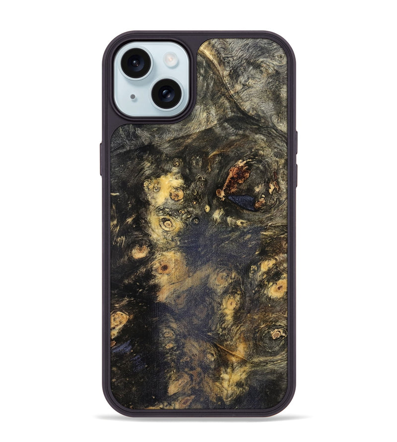 iPhone 15 Plus Wood Phone Case - Kylah (Wood Burl, 832348)