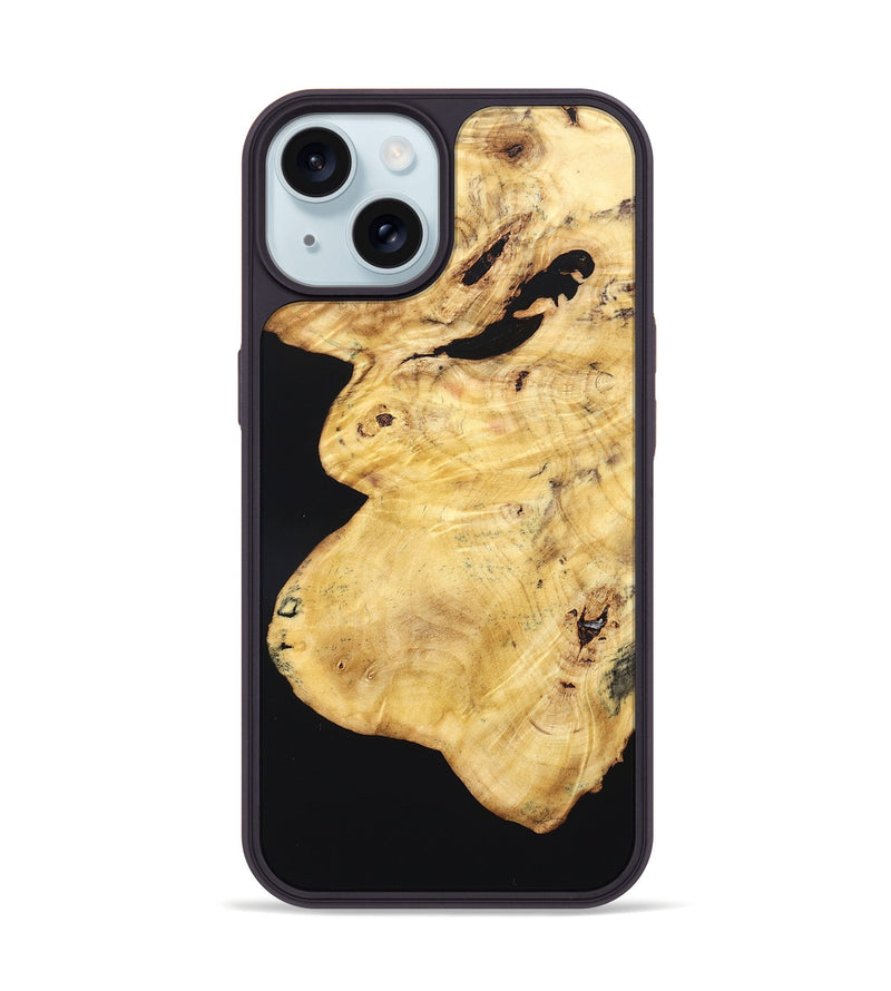 iPhone 15 Wood Phone Case - Jorge (Wood Burl, 832350)