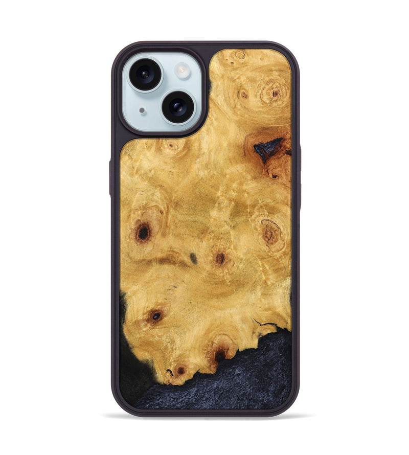 iPhone 15 Wood Phone Case - Joanna (Wood Burl, 832352)