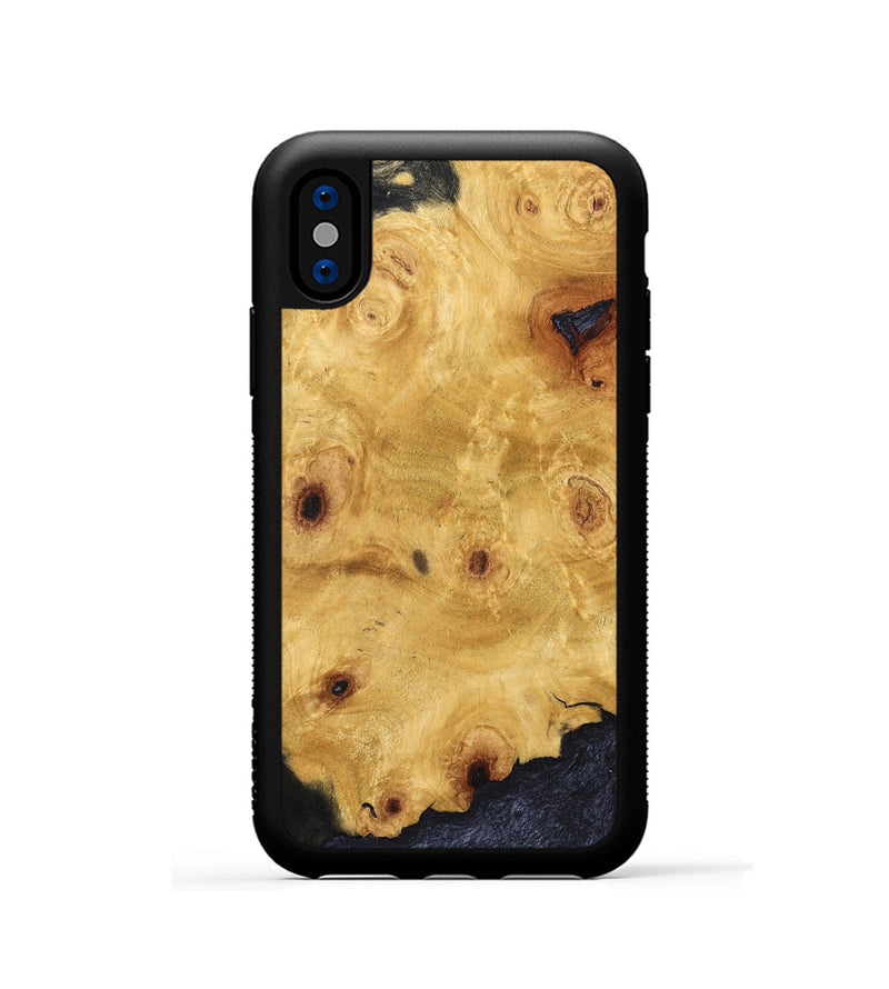 iPhone Xs Wood Phone Case - Joanna (Wood Burl, 832352)