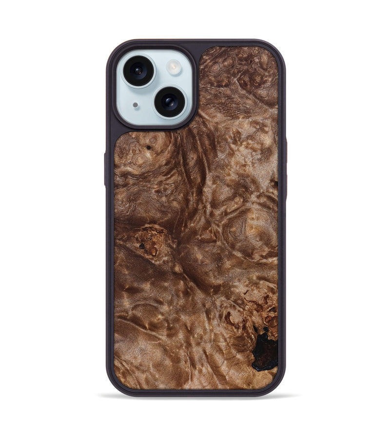 iPhone 15 Wood Phone Case - Kizzie (Wood Burl, 832353)